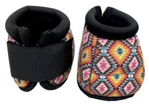 Showman ® Daybreak Aztec Elite Equine Bell Boot *Sold in Pairs*