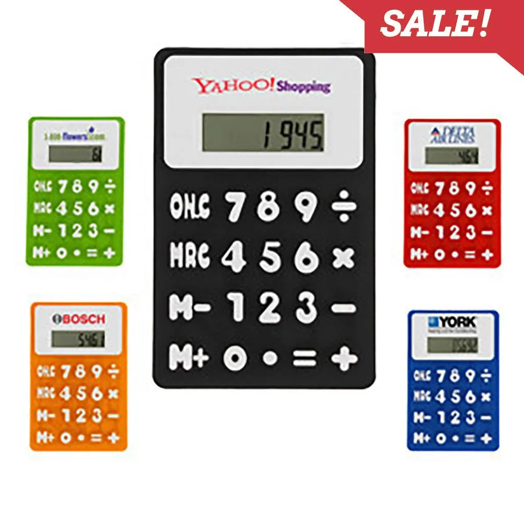 Small Rubbery Flexible Calculator(SDA-03)