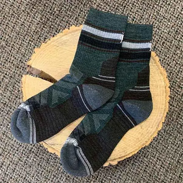 Smartwool Hike Light Cushion Striped Mid Crew (men's)
