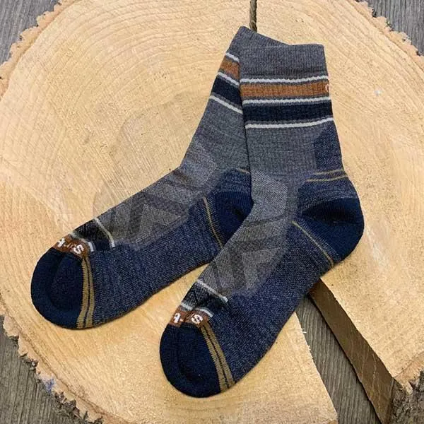 Smartwool Hike Light Cushion Striped Mid Crew (men's)