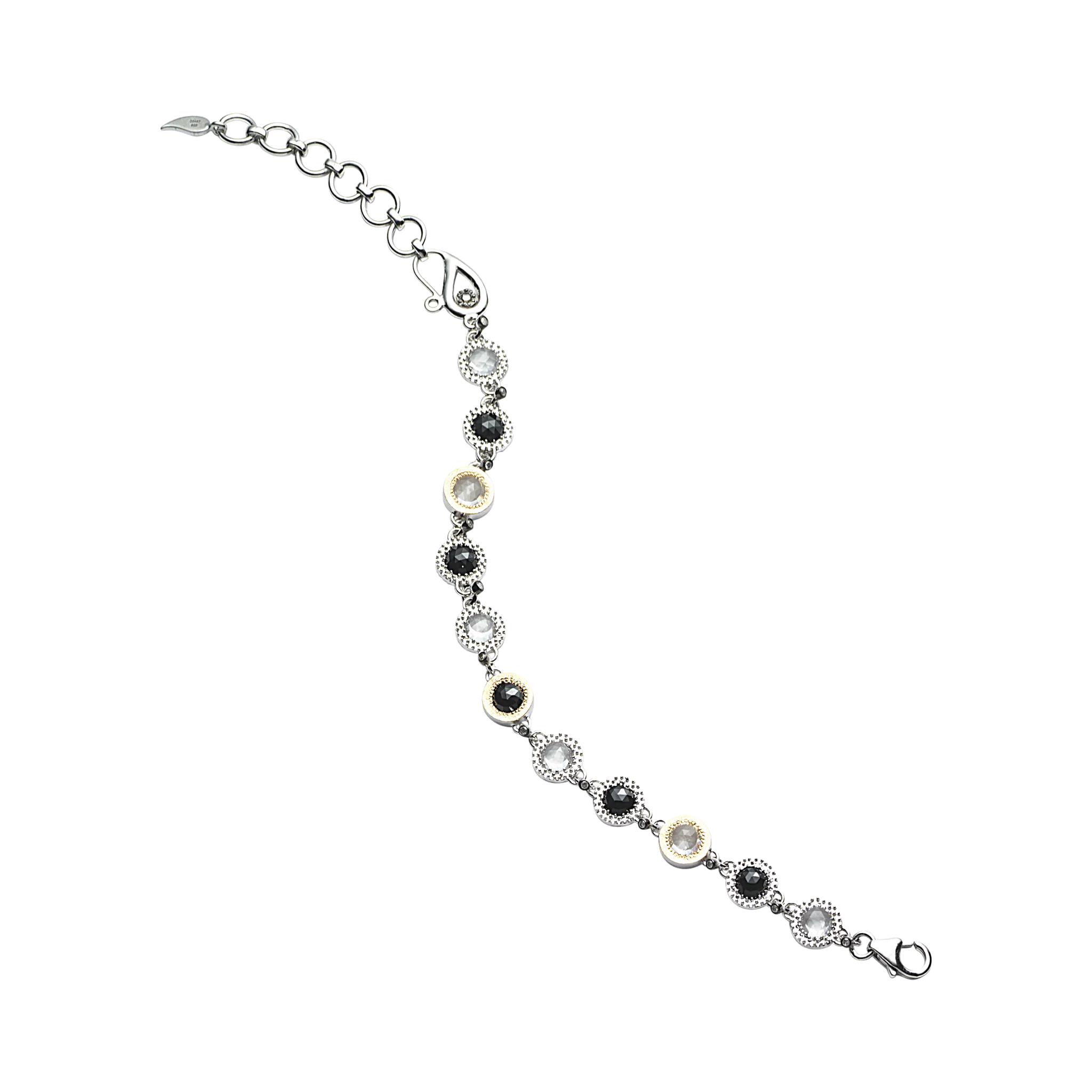 Sterling Silver Flexible Opera Bracelet