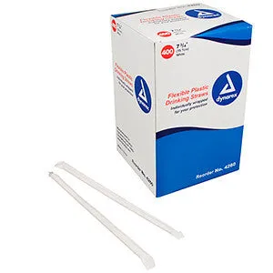 Straws Flexible 7 3/4" (Length) by Dynarex