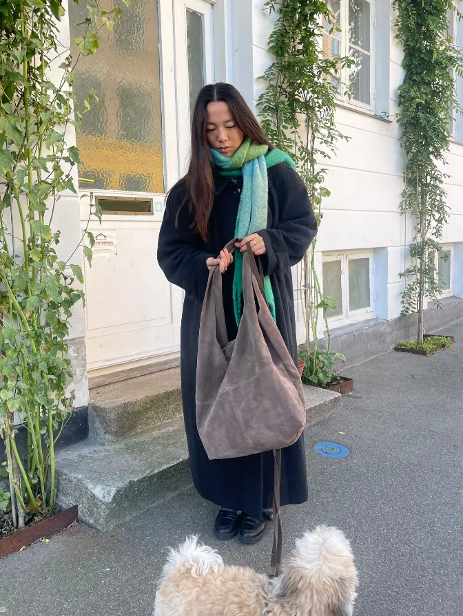 Suede Dalliea Bag