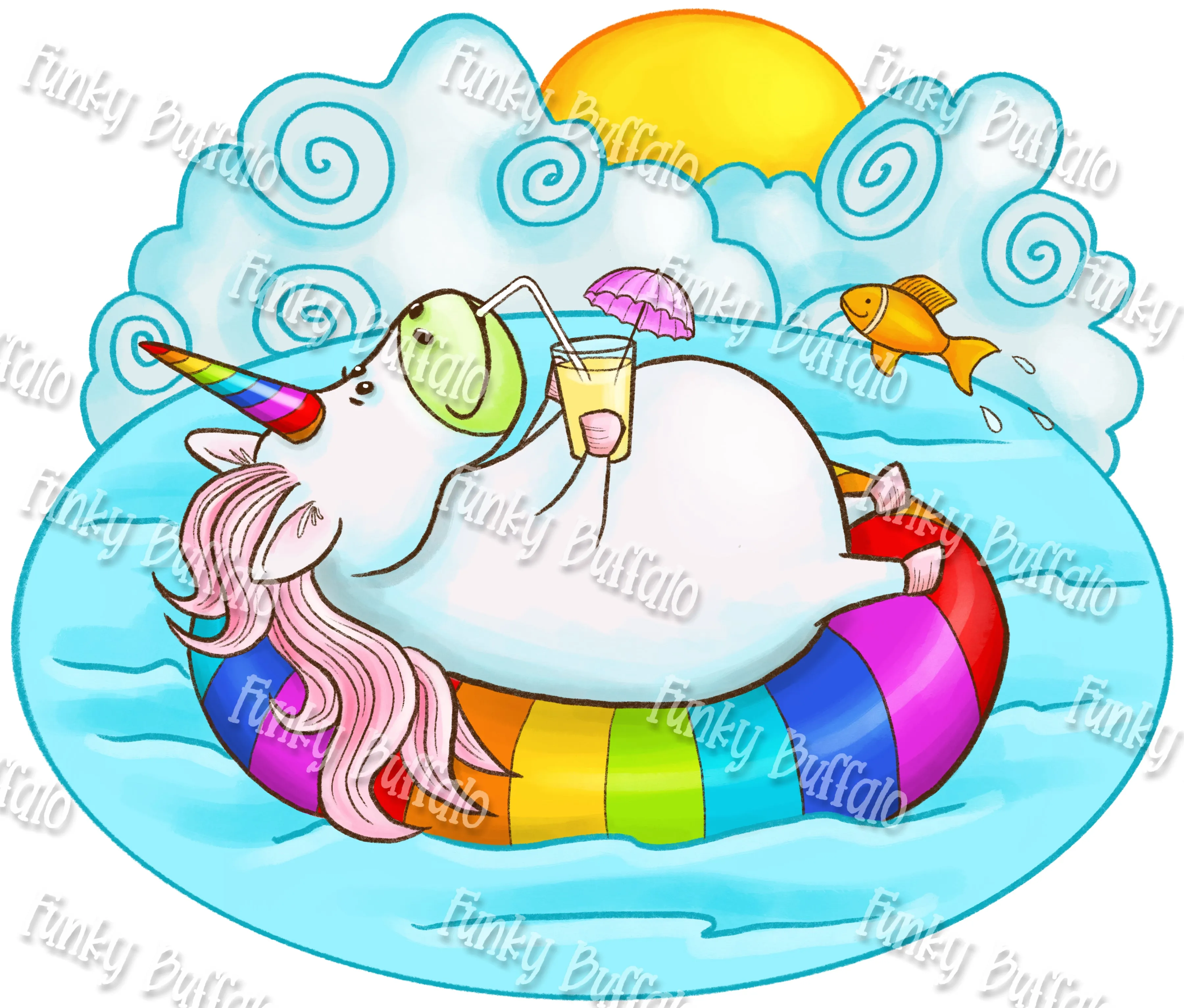 Summer Unicorn Sublimation