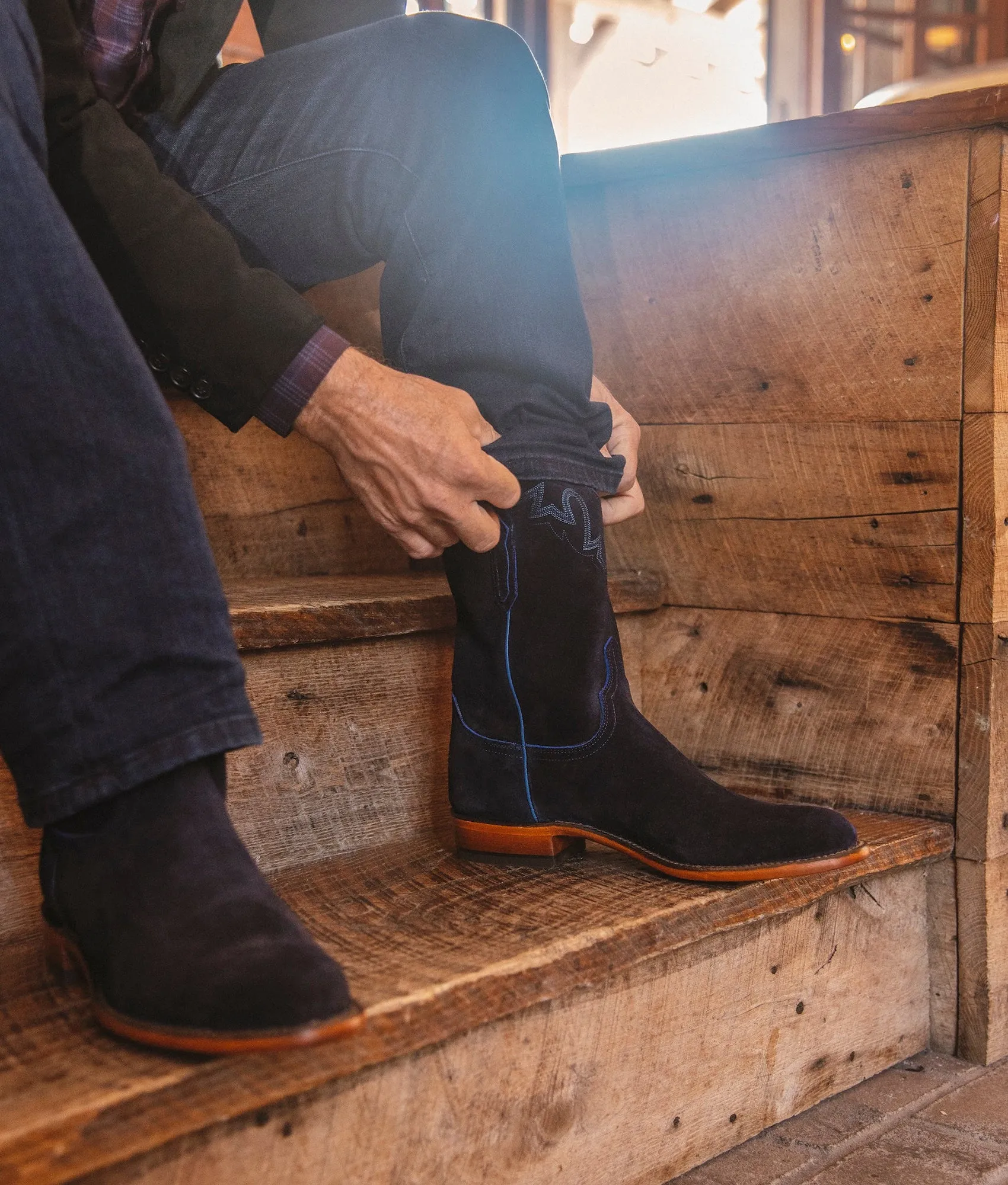 Sunset Suede :: Navy