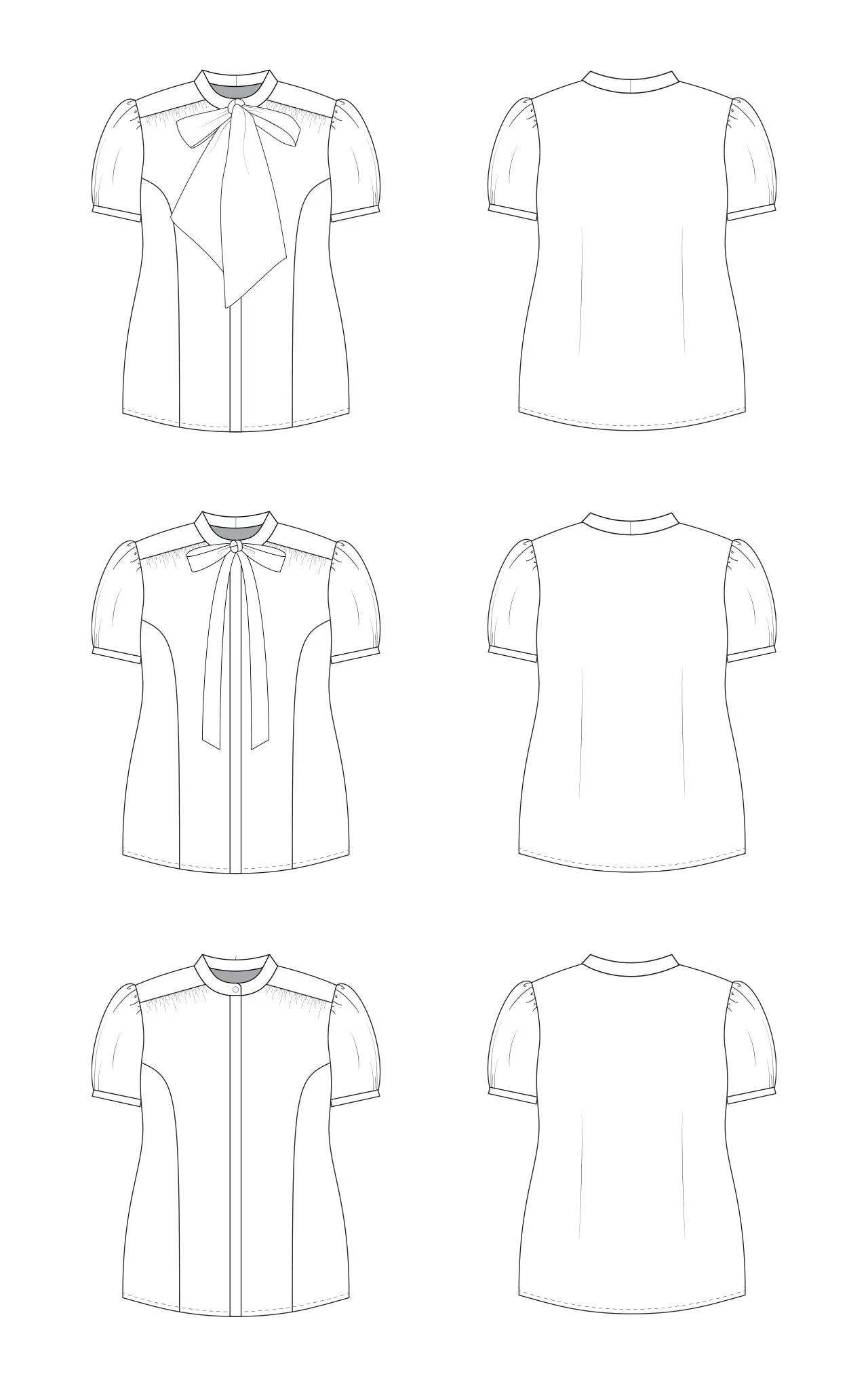 Swanton Blouse PDF pattern