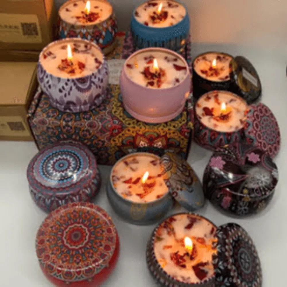 Tin Summer Candles