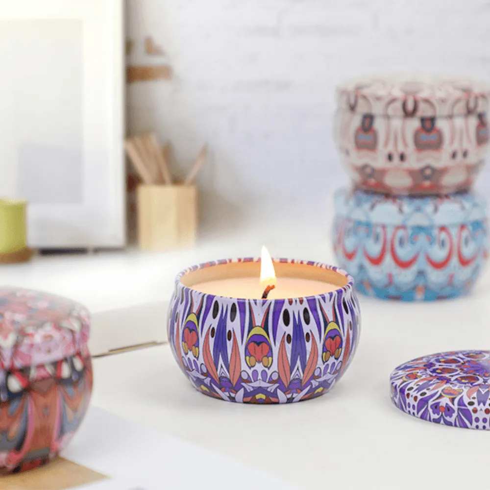 Tin Summer Candles