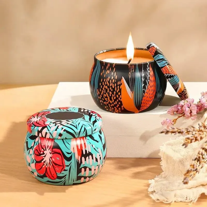 Tin Summer Candles