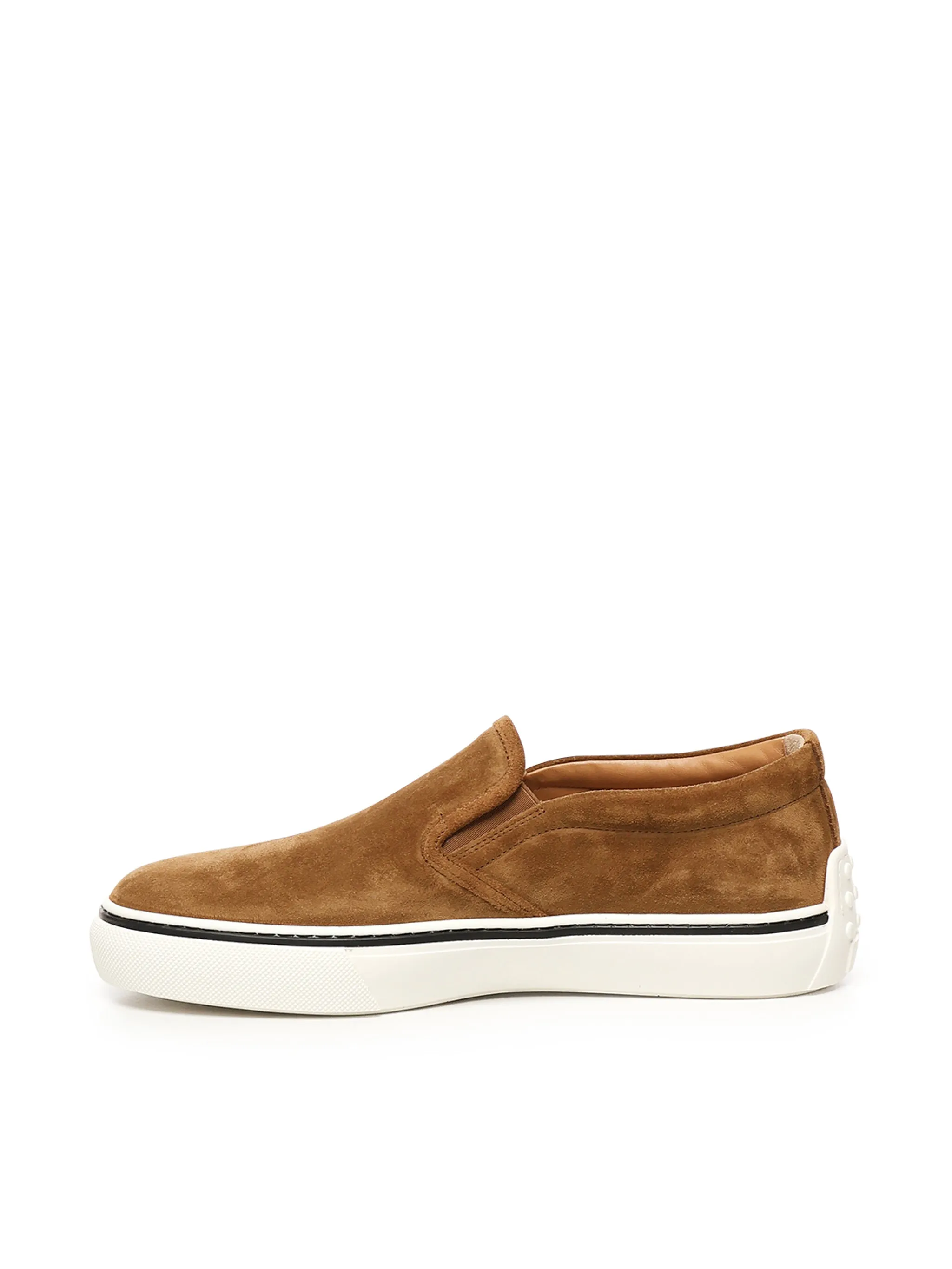 Tod's Brown Suede Loafers