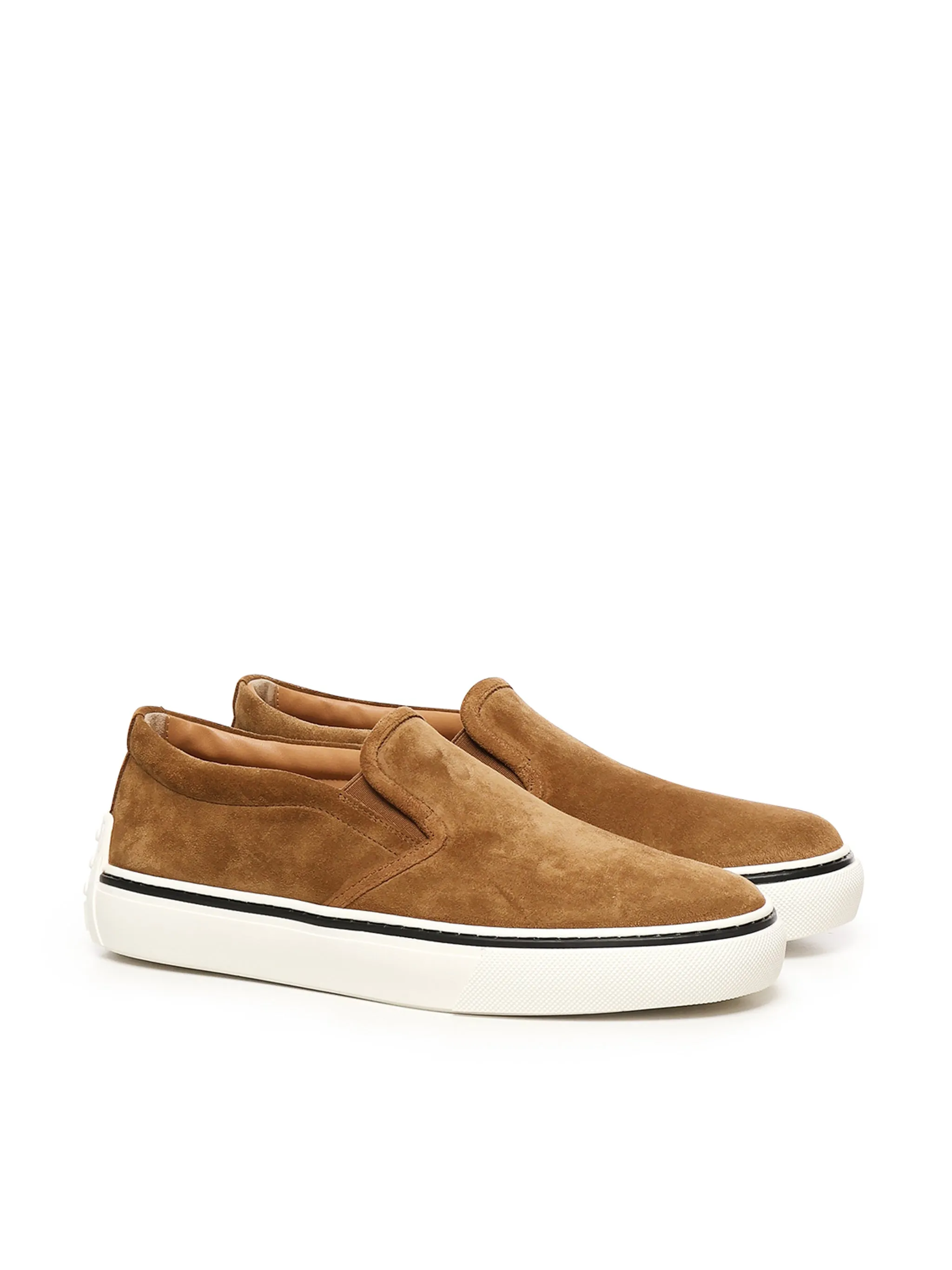 Tod's Brown Suede Loafers