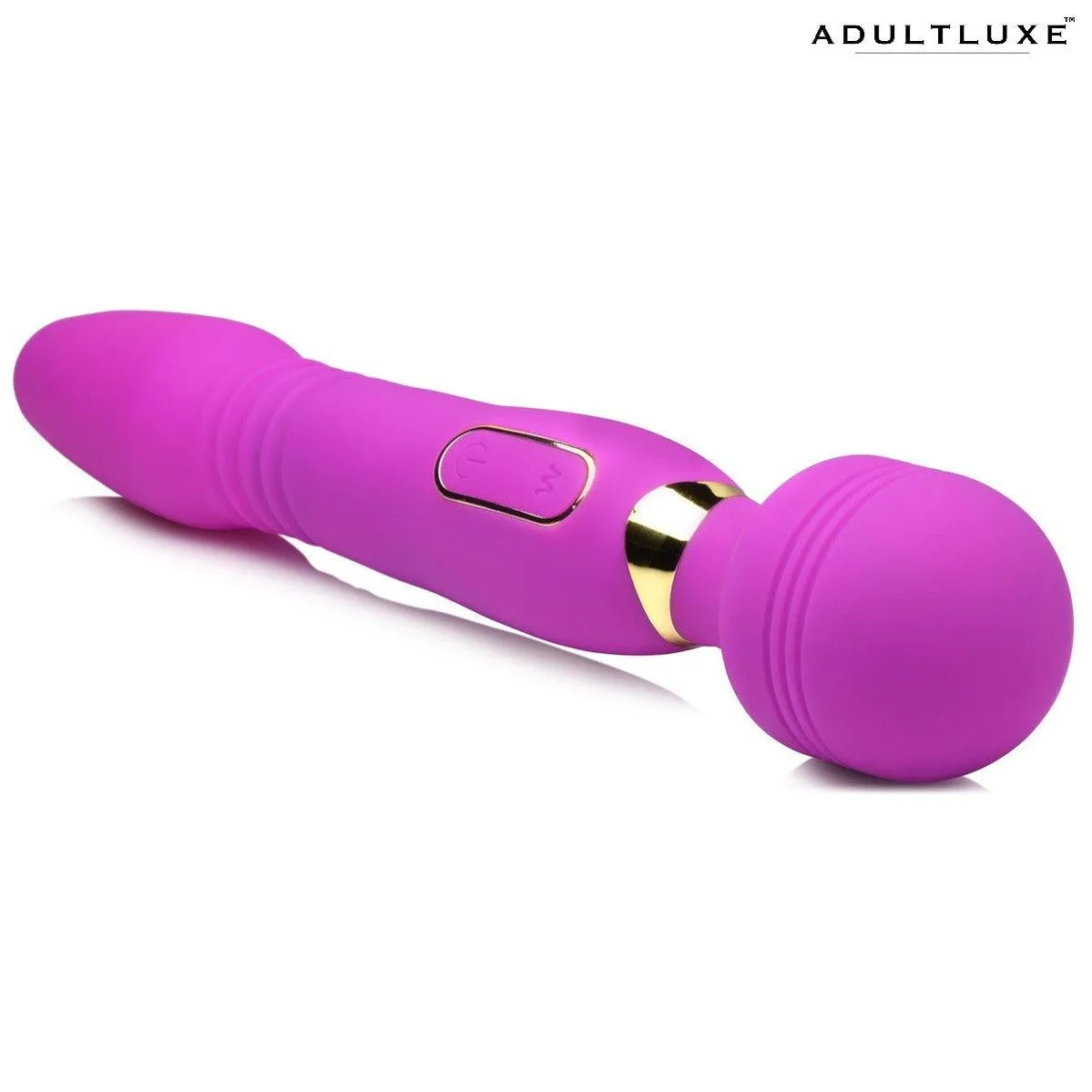 Ultra Thrust-her Deluxe Thrusting Vibrating Silicone Wand