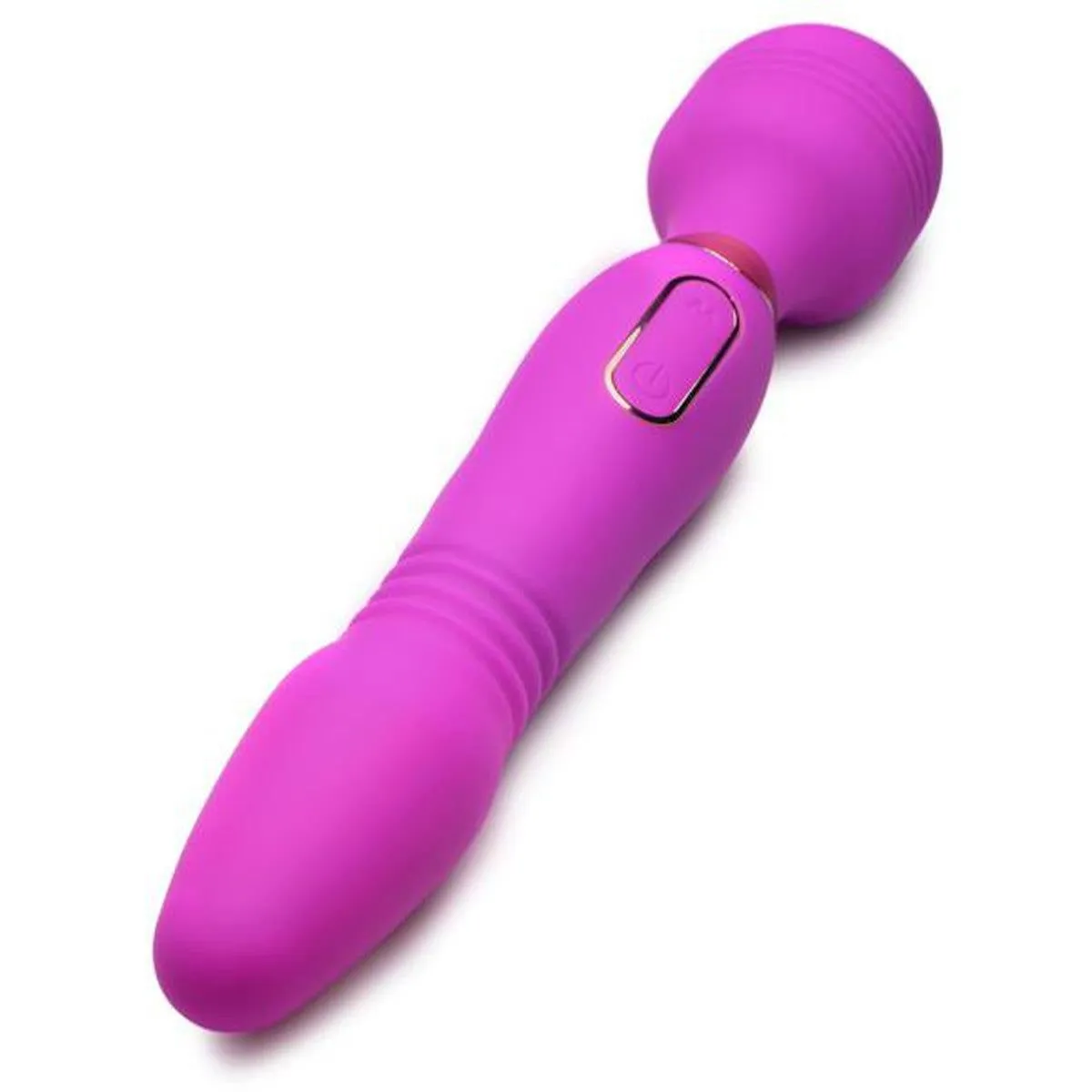 Ultra Thrust-her Deluxe Thrusting Vibrating Silicone Wand