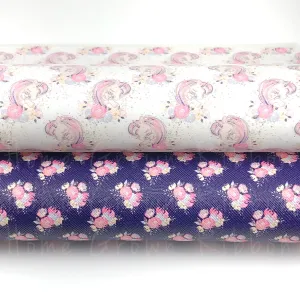 Unicorn Dreams Faux Leather Sheet