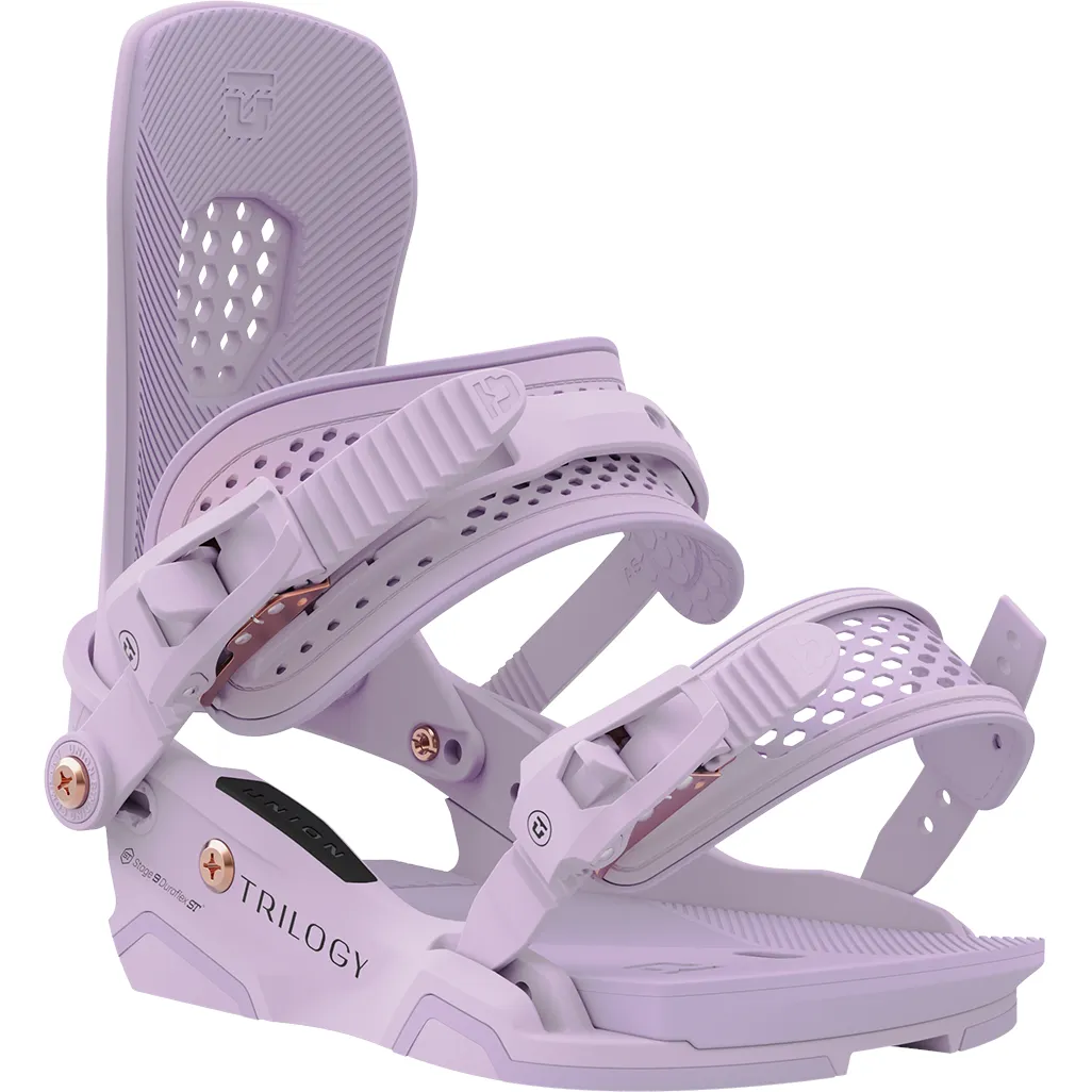 Union Trilogy Snowboard Bindings Womens Lilac
