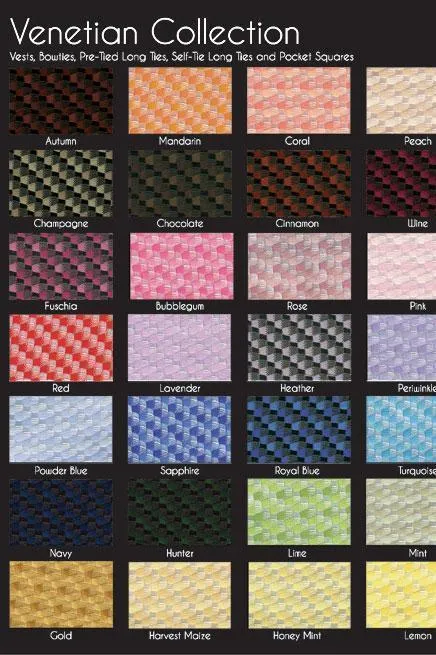 Venetian Swatch Card