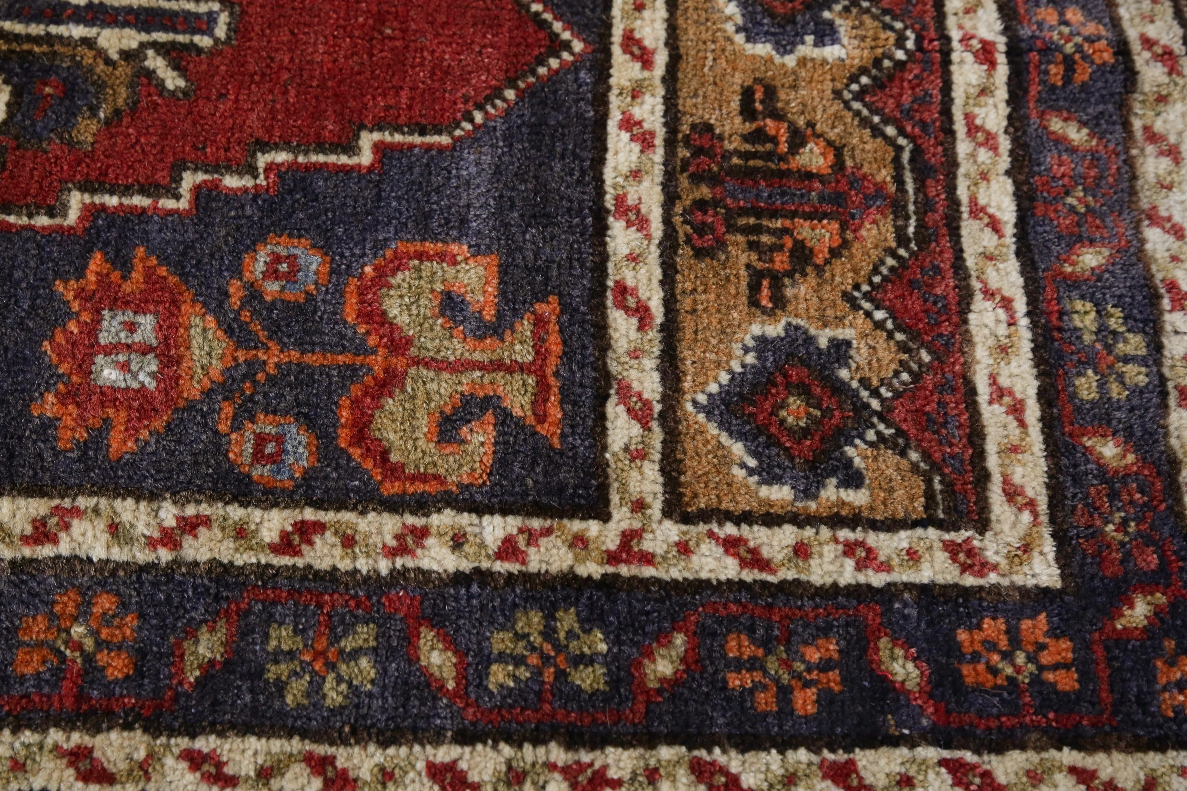 Vintage Mini Turkish Rug 1.8ftx3.5ft