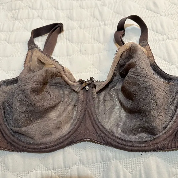 Wacoal Bundle Capuccino and Black Retro Chic Full Figure Underwire Bras 34DD