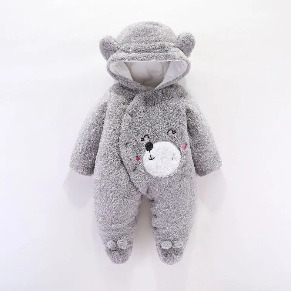 Warm Baby Fleece Romper