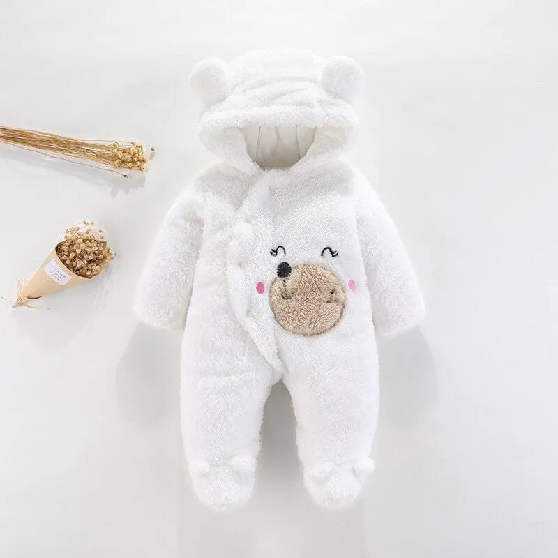 Warm Baby Fleece Romper