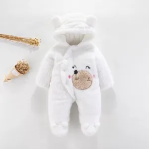Warm Baby Fleece Romper