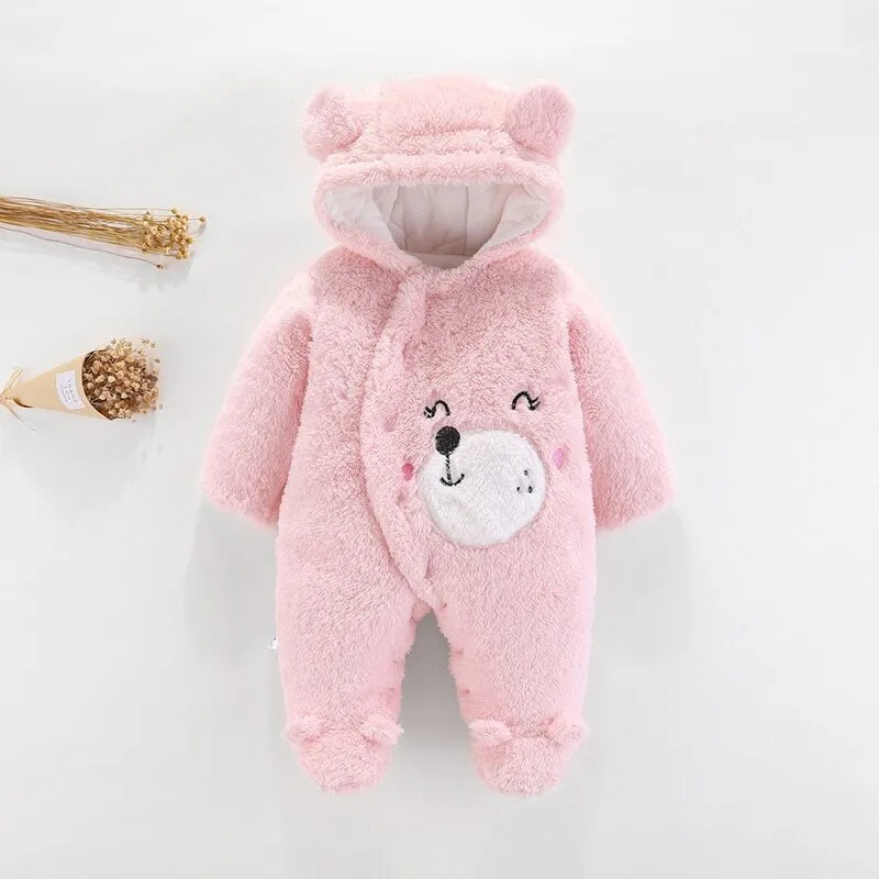 Warm Baby Fleece Romper