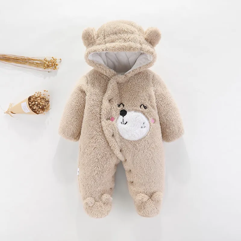 Warm Baby Fleece Romper
