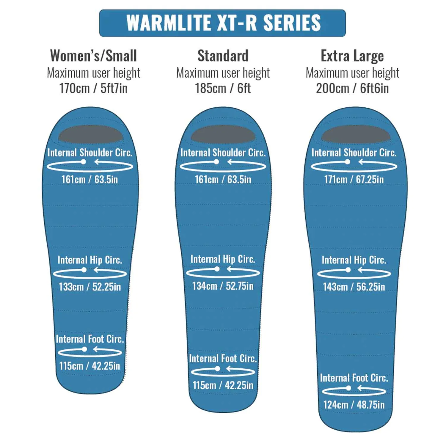 Warmlite 550 Wmns XT-R Down Sleeping Bag - Left Hand Zip