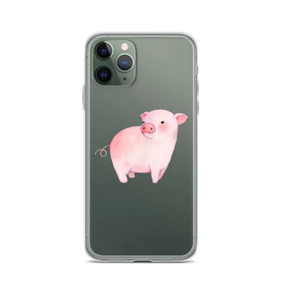 Watercolor Piglet iPhone Case