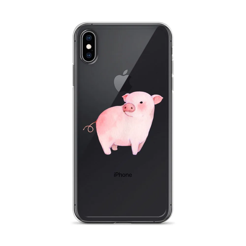 Watercolor Piglet iPhone Case