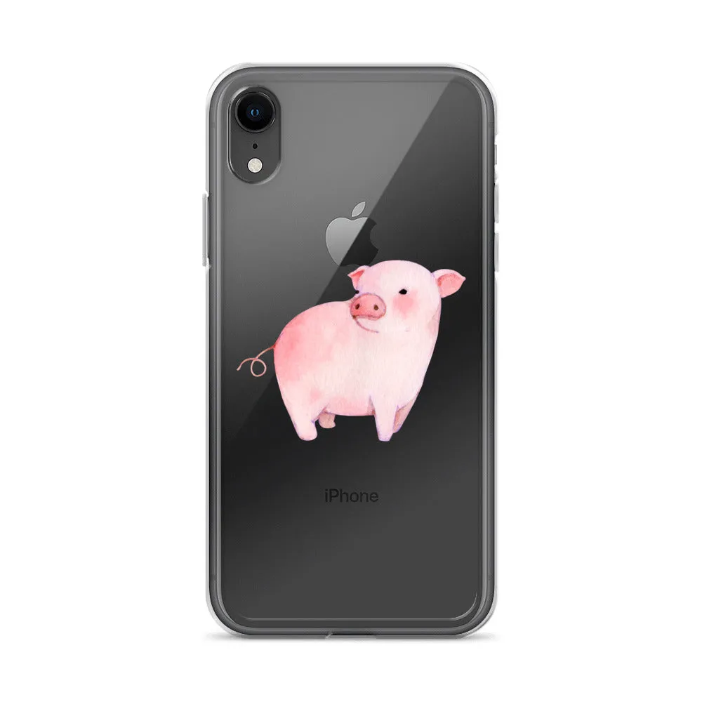Watercolor Piglet iPhone Case