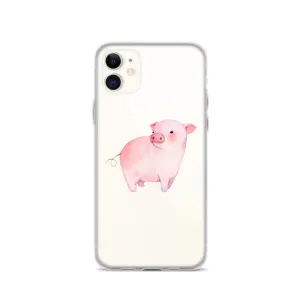 Watercolor Piglet iPhone Case