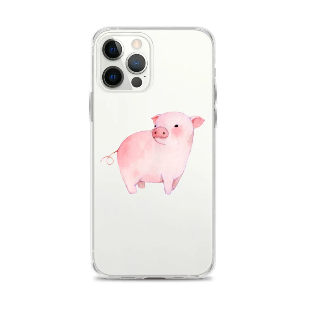 Watercolor Piglet iPhone Case
