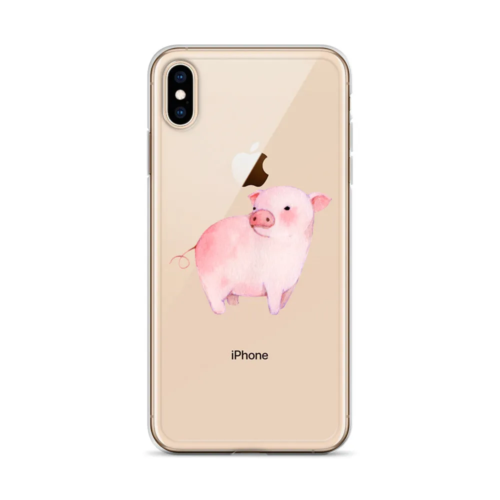 Watercolor Piglet iPhone Case