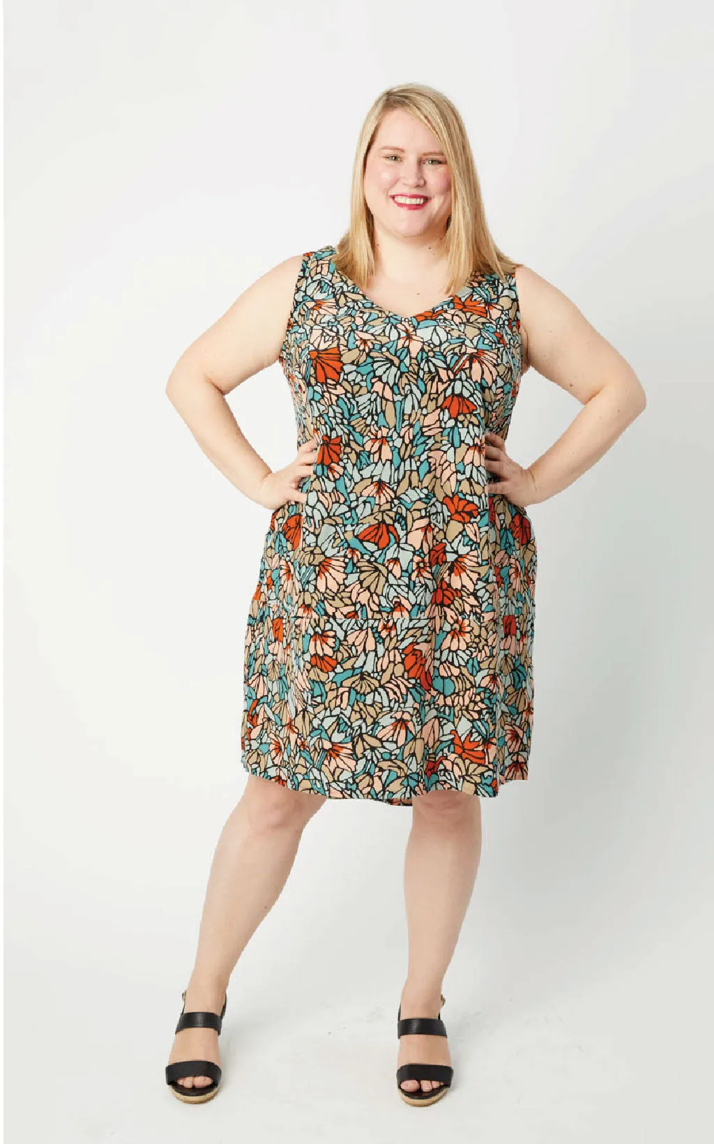 Webster Top & Dress 12-32 PDF pattern