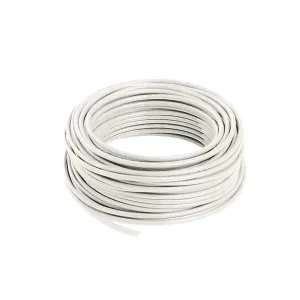 White 0.72x2.0mm Electrical Flexible Cable