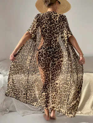 Wild About Leopard Kimono