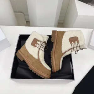 Women Thick Bottom Runway  Martin Boots Design Chic Shoes