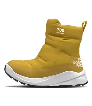 Women's Nuptse II Bootie WP - Arrowwood Yellow / TNF White