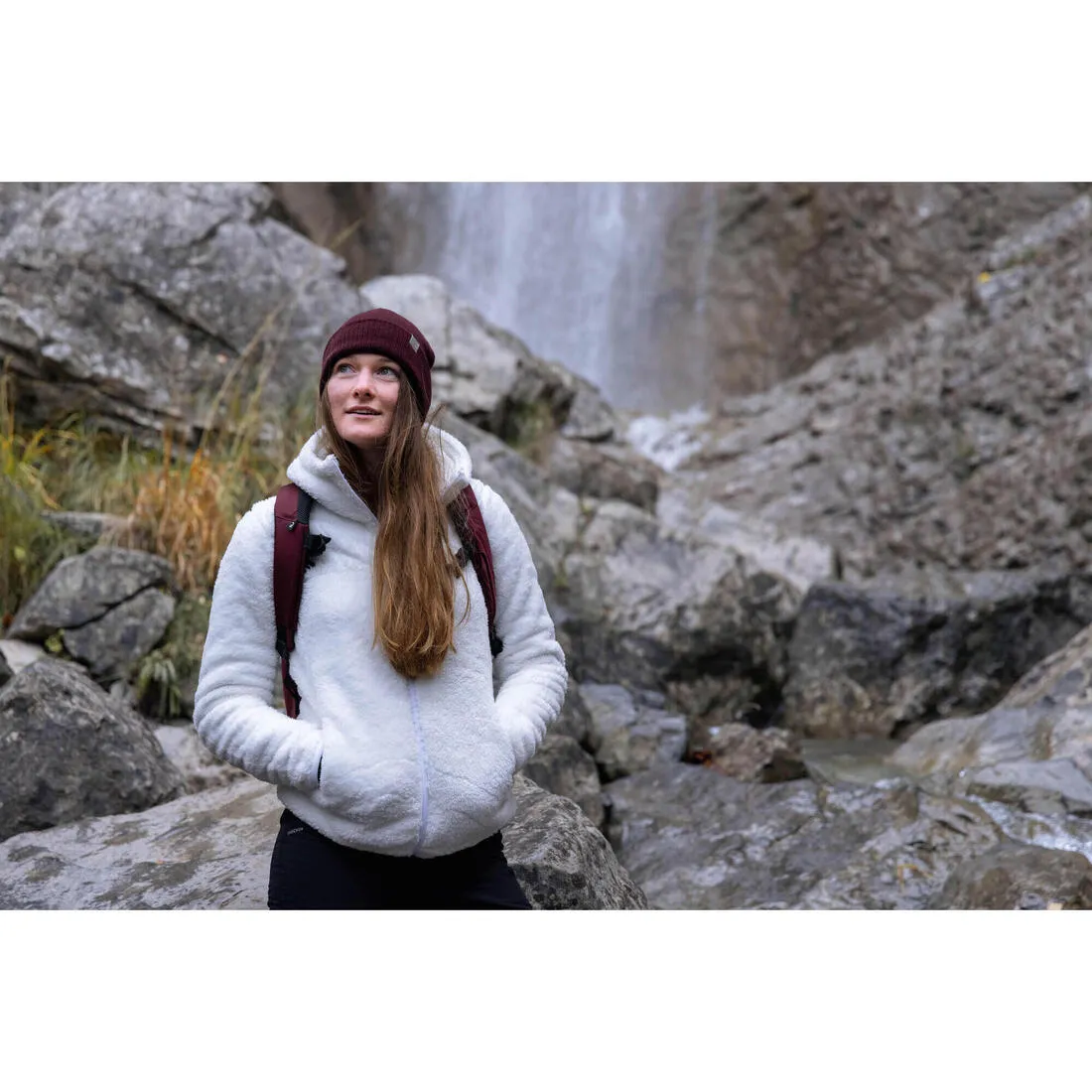 Women’s Warm Hiking Fleece - SH500