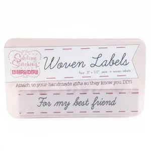 Woven Labels For My Best Friend