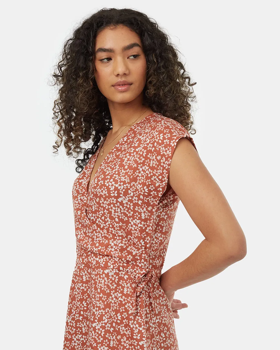 Woven Wrap Dress