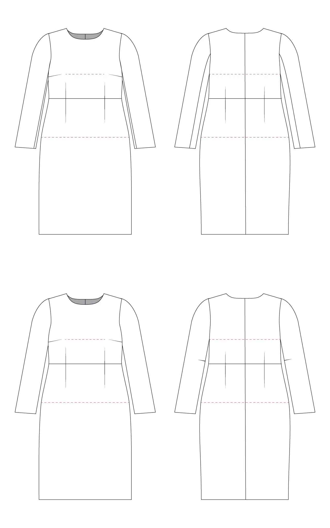 Wyman Dress Sloper PDF pattern