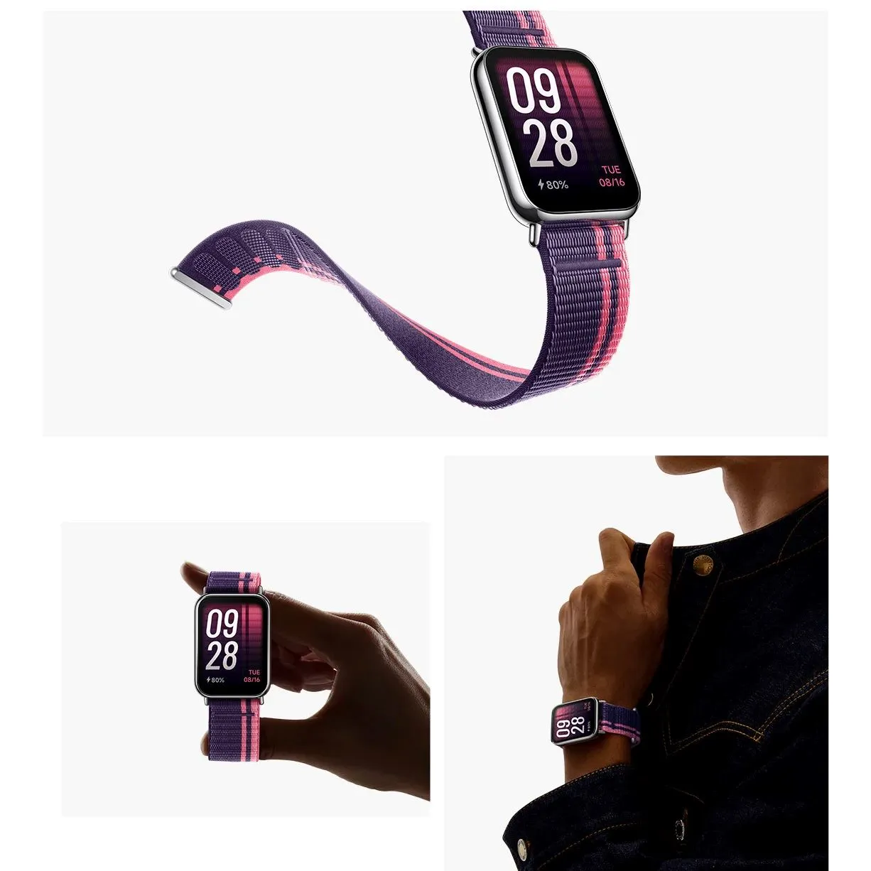 Xiaomi Mi Band 8 Pro Braid Wrist Strap With Package Breathable Cool Stylish Comfortable Wear
