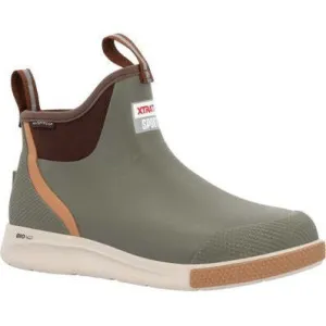 Xtratuf Men's Ankle Deck 6" Soft Toe Waterproof Sport Boot - Olive - ADSM300