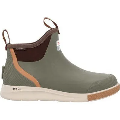 Xtratuf Men's Ankle Deck 6" Soft Toe Waterproof Sport Boot - Olive - ADSM300