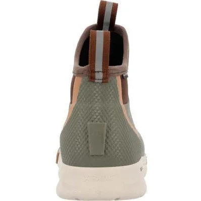Xtratuf Men's Ankle Deck 6" Soft Toe Waterproof Sport Boot - Olive - ADSM300