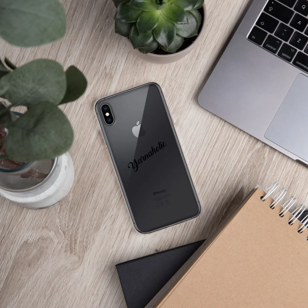Yarnaholic™ script iPhone Case