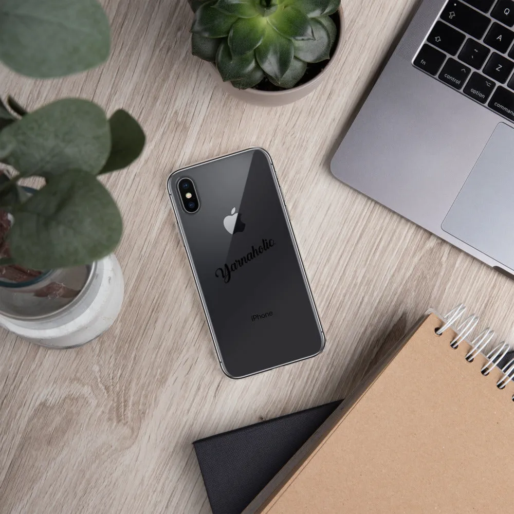 Yarnaholic™ script iPhone Case